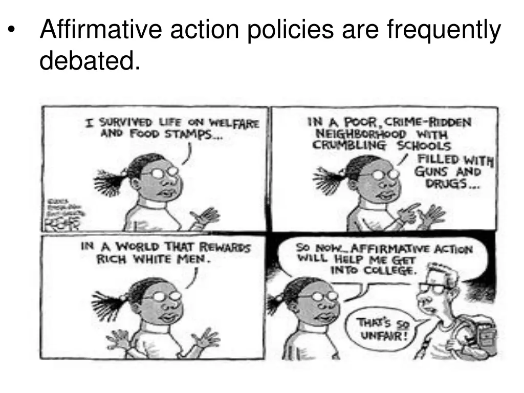 affirmative action policies are frequently debated