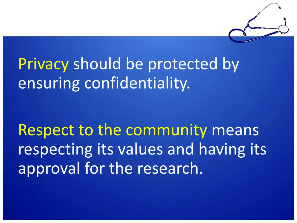 privacy should be protected by ensuring