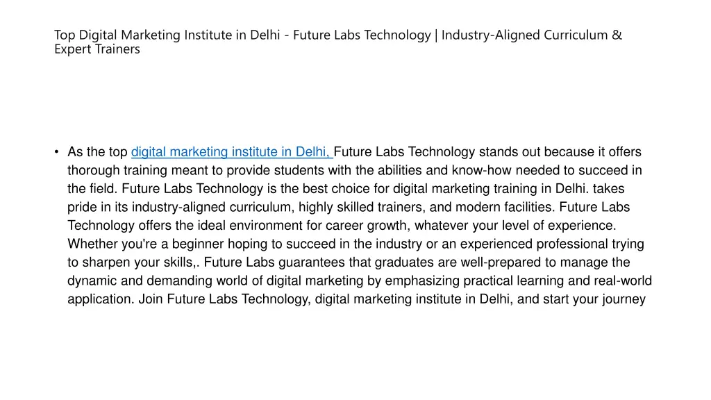 top digital marketing institute in delhi future 1