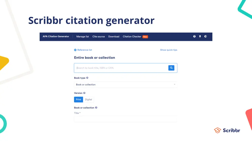 scribbr citation generator