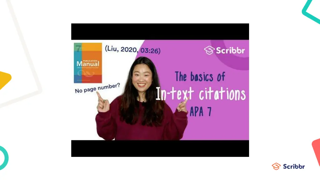 the basics of apa in text citations 7th edition