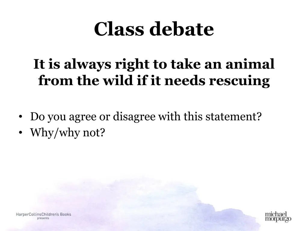 class debate