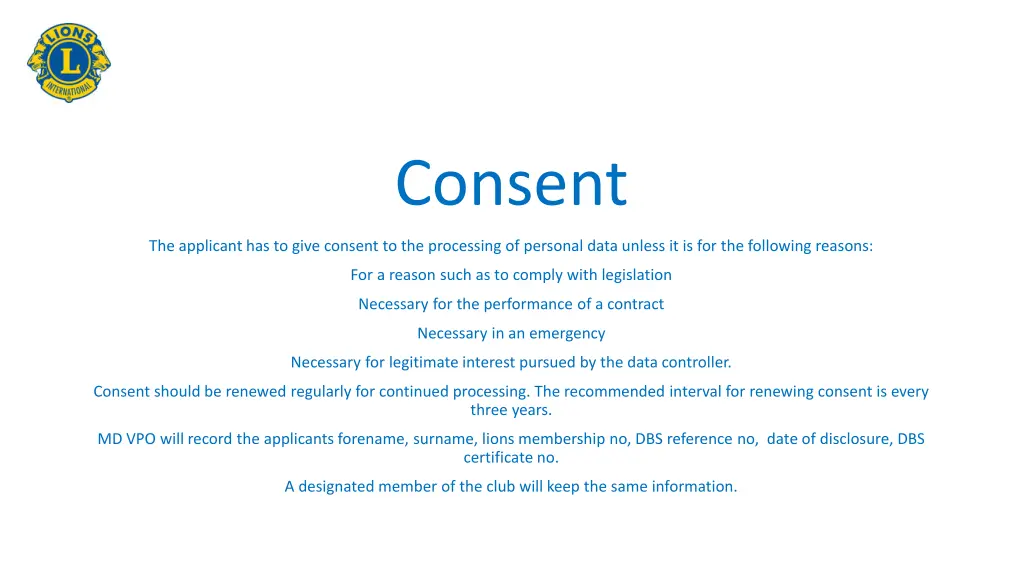 consent