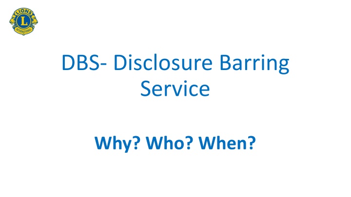 dbs disclosure barring service