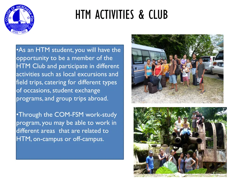 htm activities club