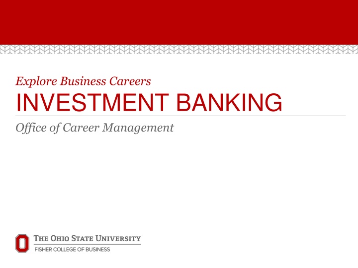 explore business careers investment banking