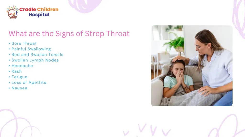 what are the signs of strep throat what