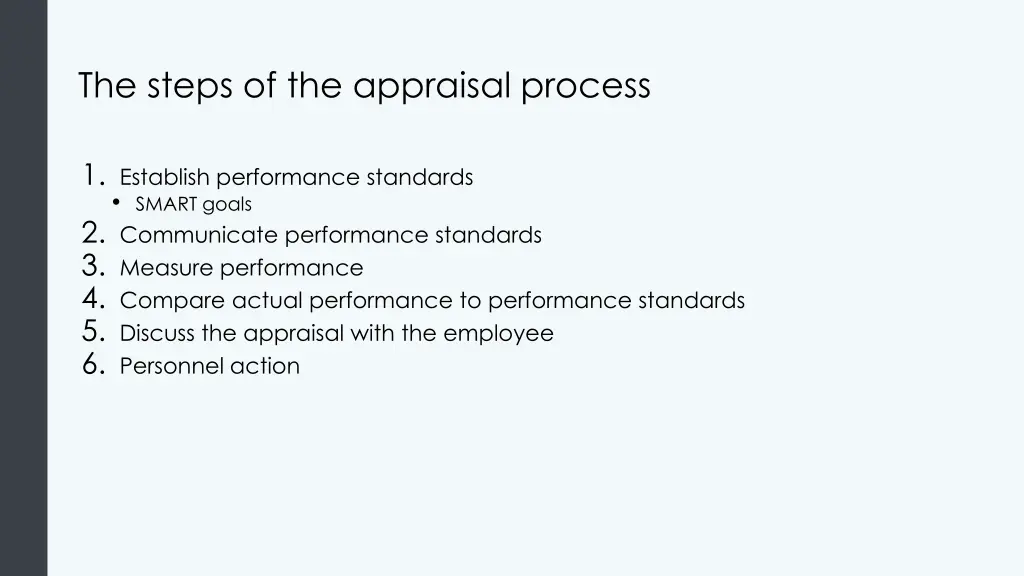 the steps of the appraisal process