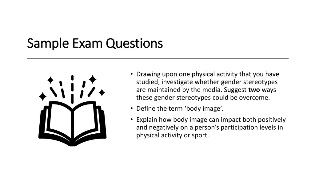 sample exam questions sample exam questions