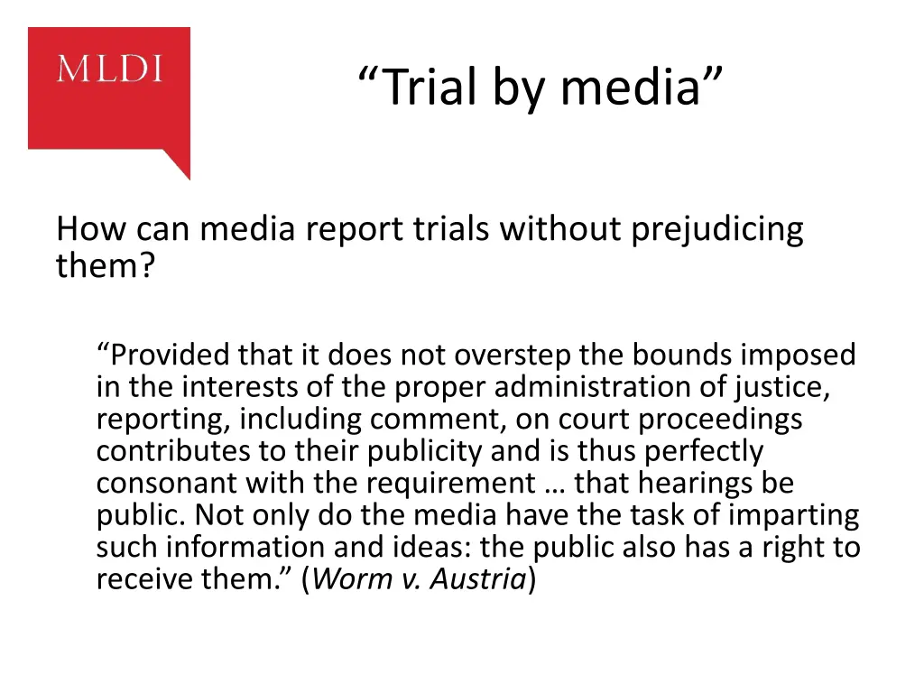 trial by media