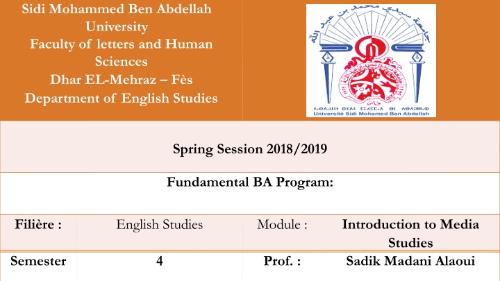 sidi mohammed ben abdellah university faculty