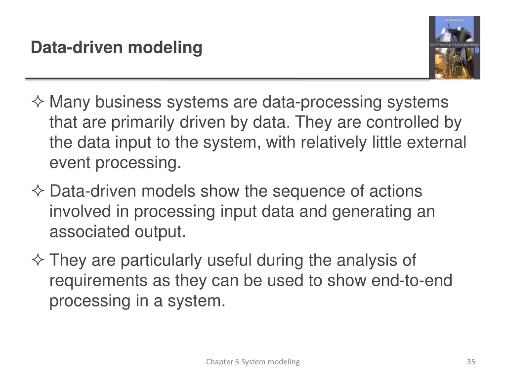 data driven modeling