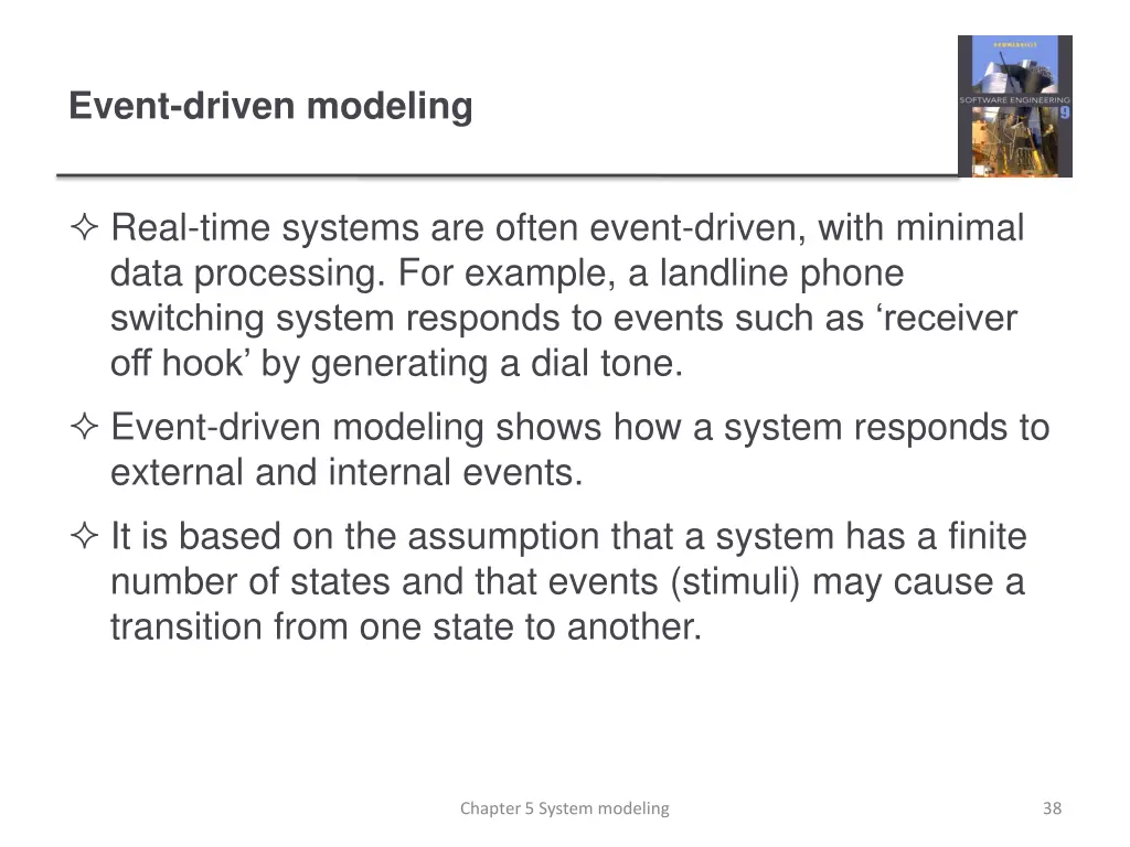 event driven modeling