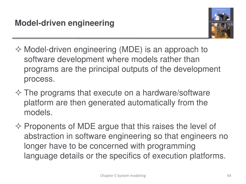 model driven engineering