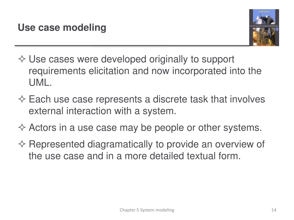 use case modeling