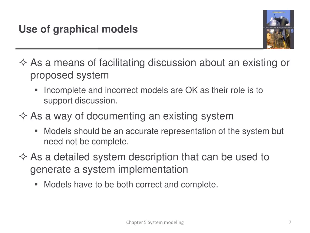 use of graphical models