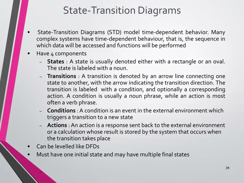 state transition diagrams