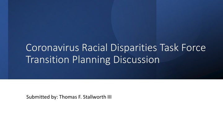 coronavirus racial disparities task force