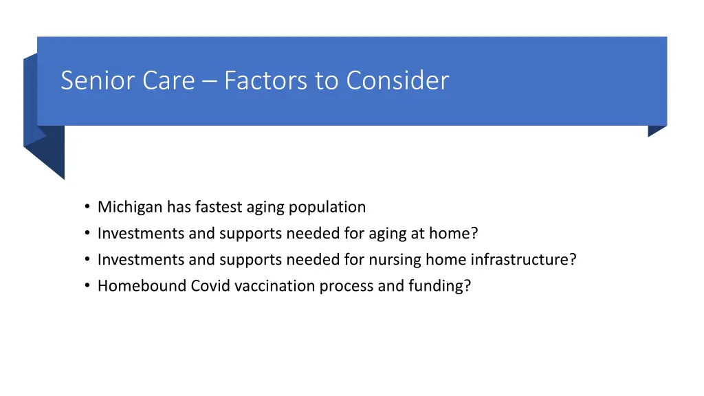 senior care factors to consider