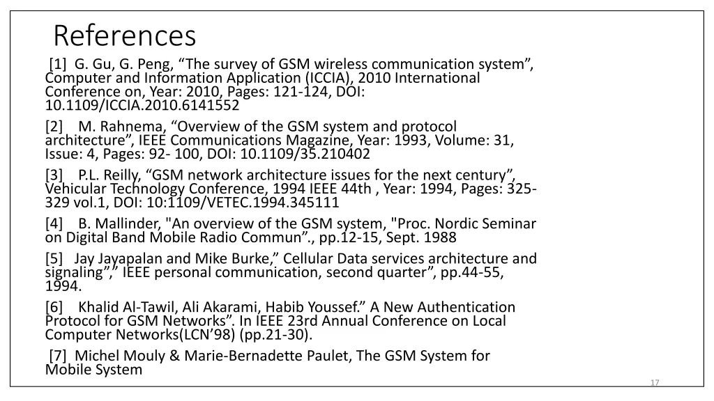 references 1 g gu g peng the survey