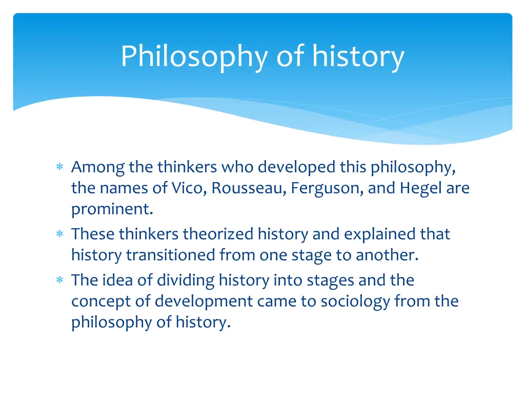 philosophy of history