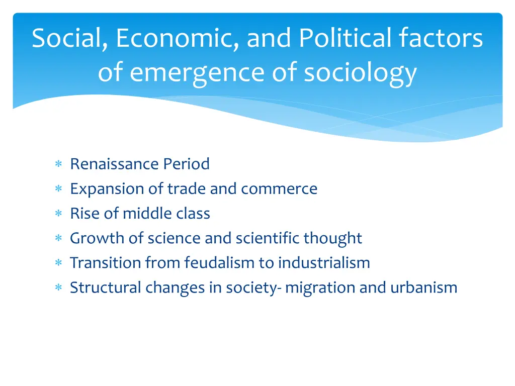 social economic and political factors