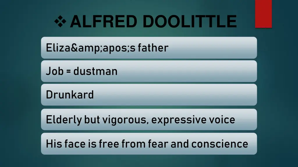 alfred doolittle