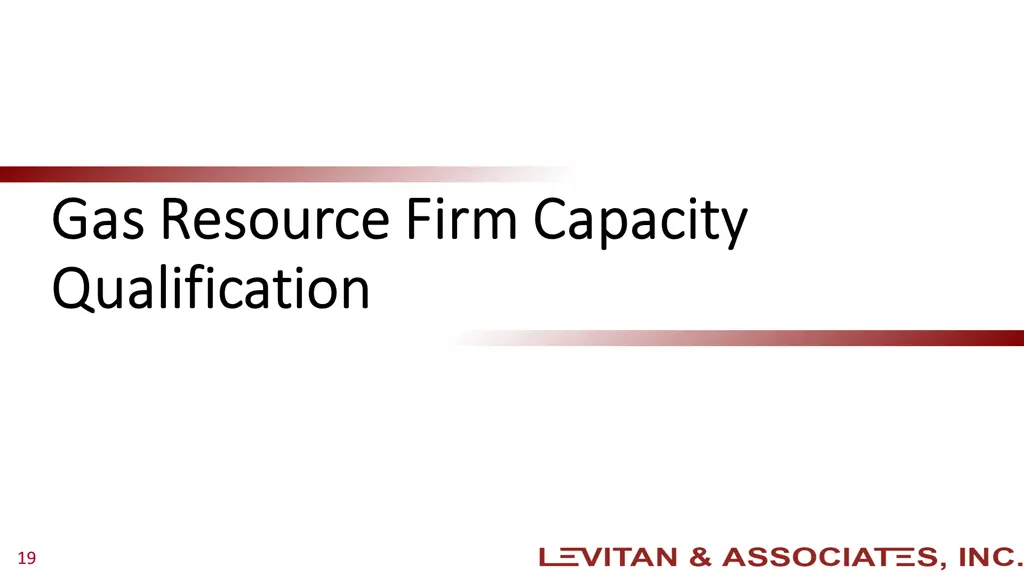 gas resource firm capacity gas resource firm