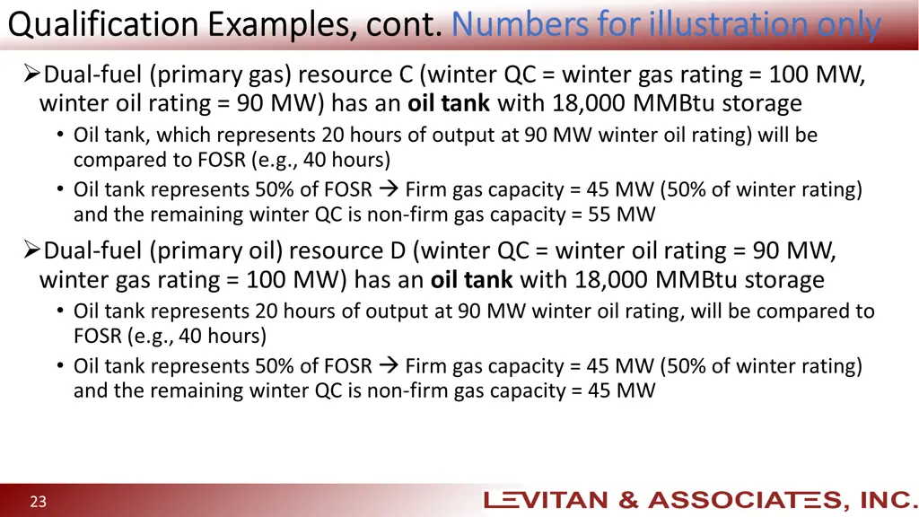 qualification examples cont qualification