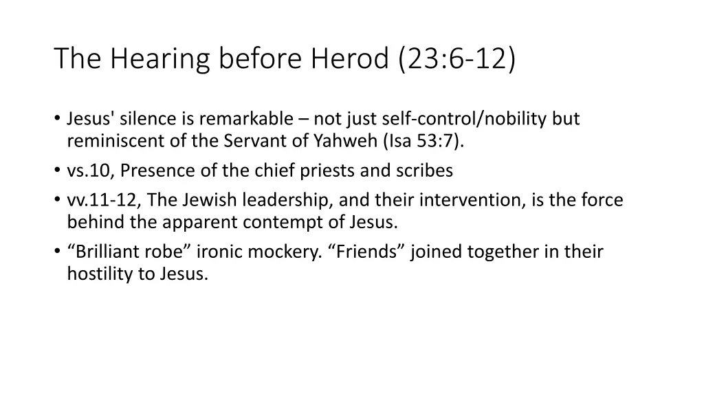 the hearing before herod 23 6 12 1