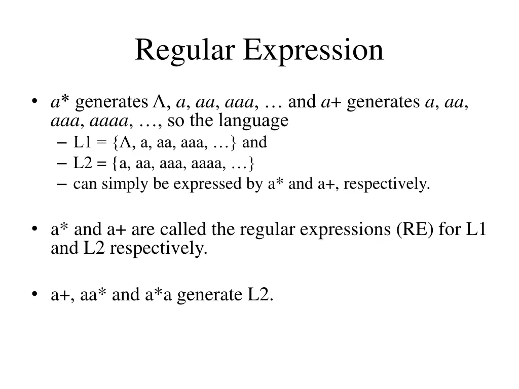 regular expression