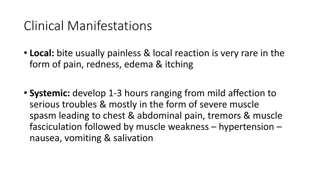 clinical manifestations 2