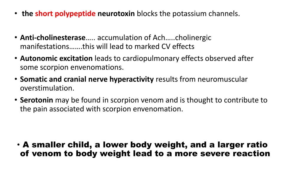 the short polypeptide neurotoxin blocks