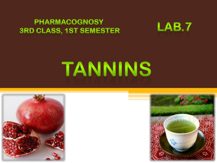 pharmacognosy pharmacognosy 3rd class