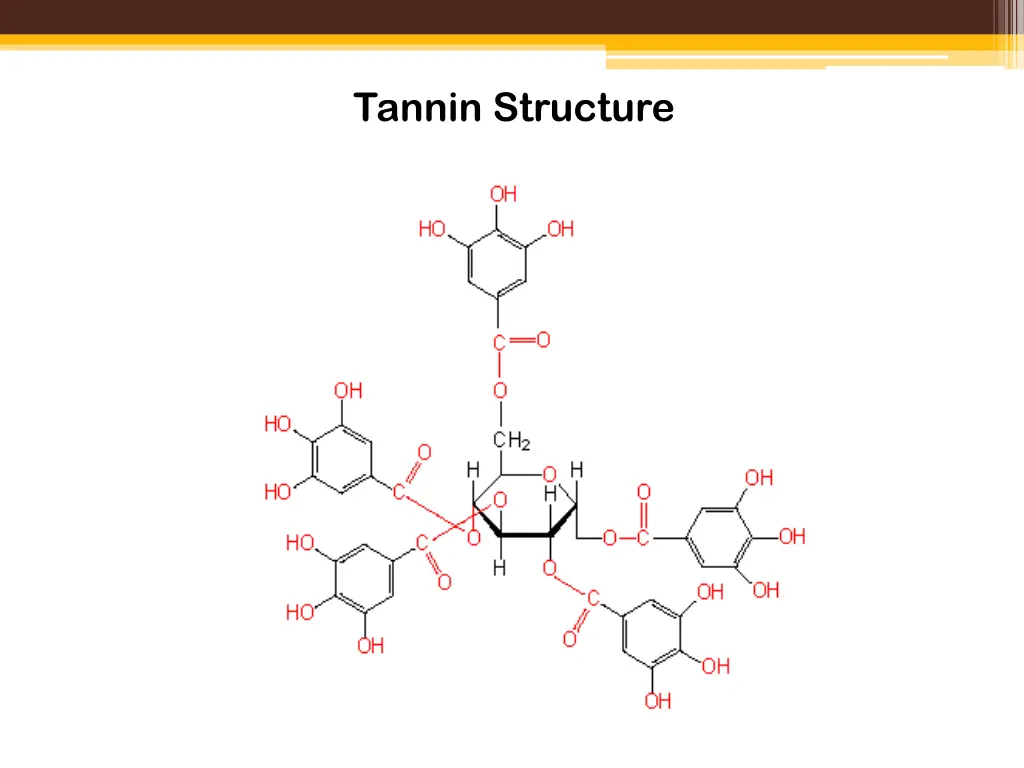 tannin structure