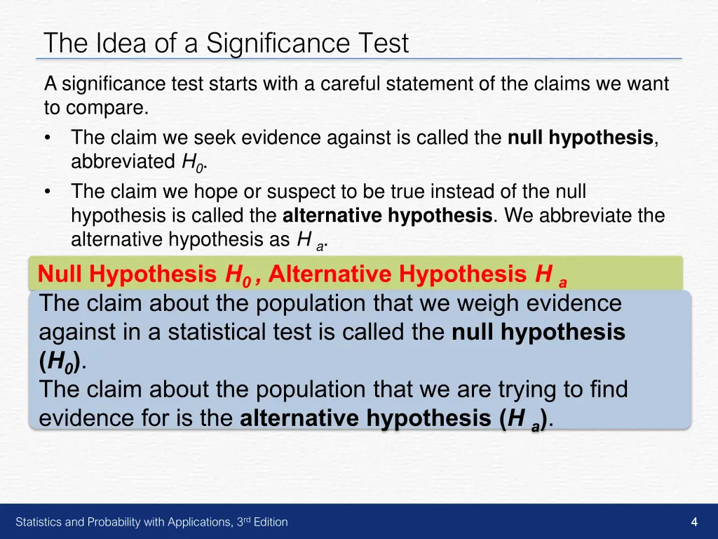 the idea of a significance test 2