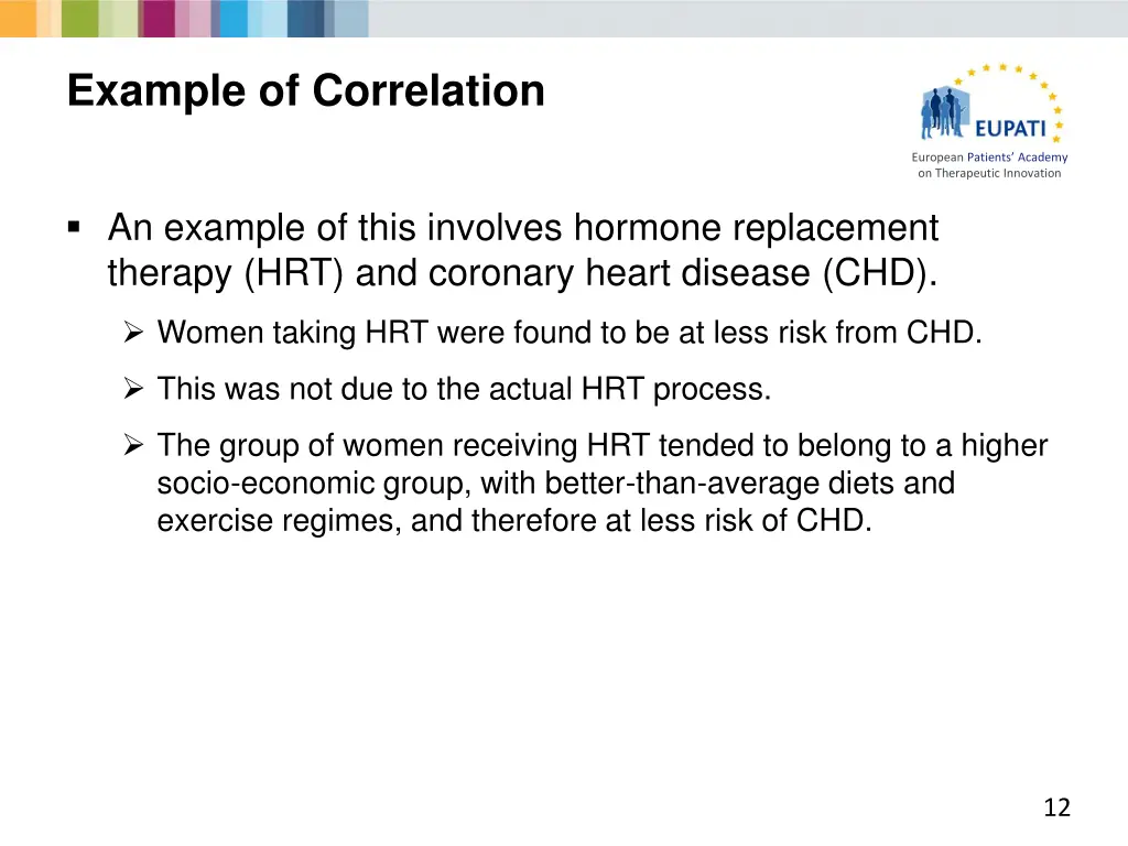 example of correlation