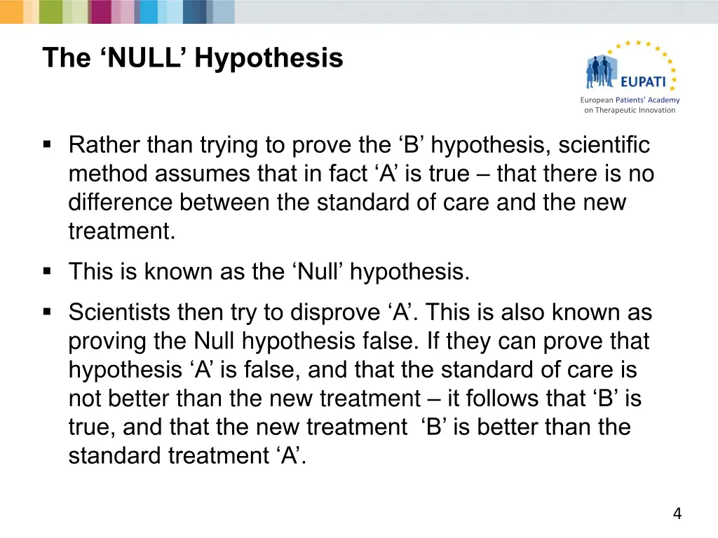 the null hypothesis