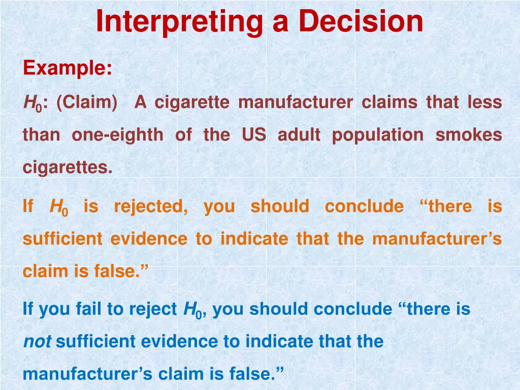 interpreting a decision