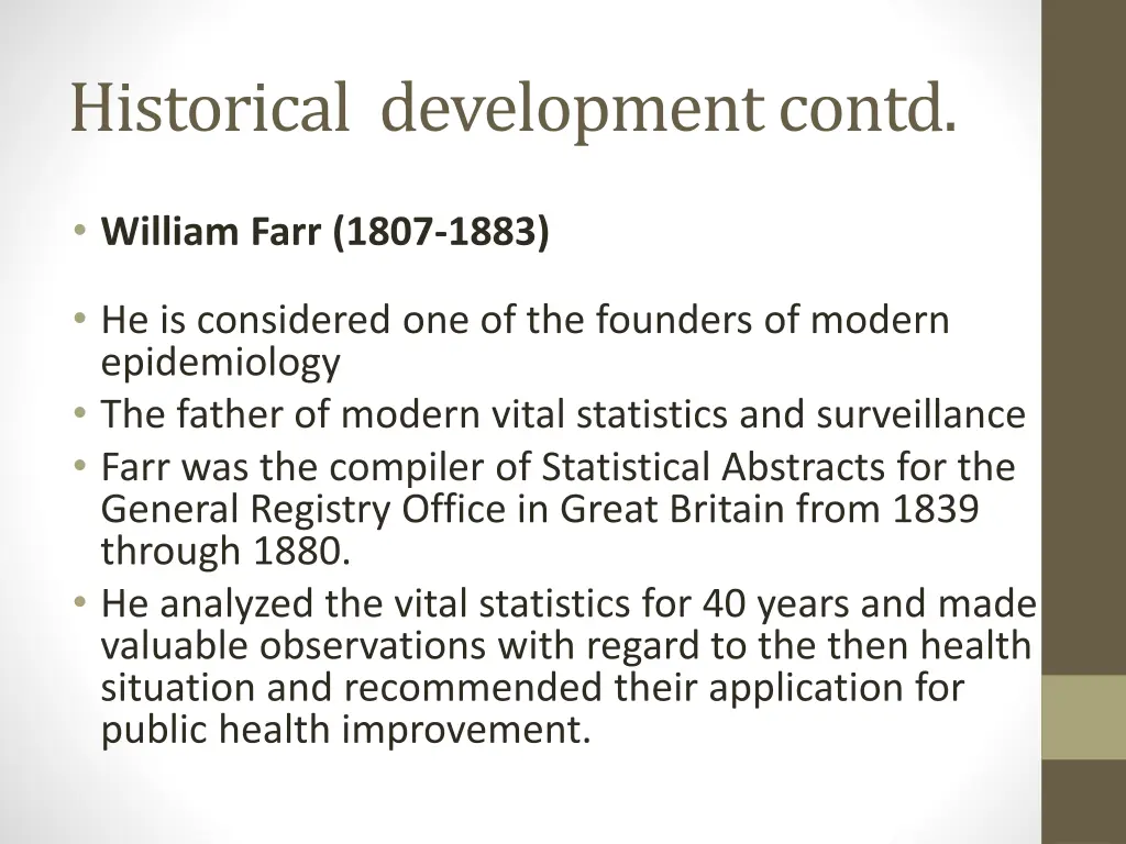 historical development contd 6