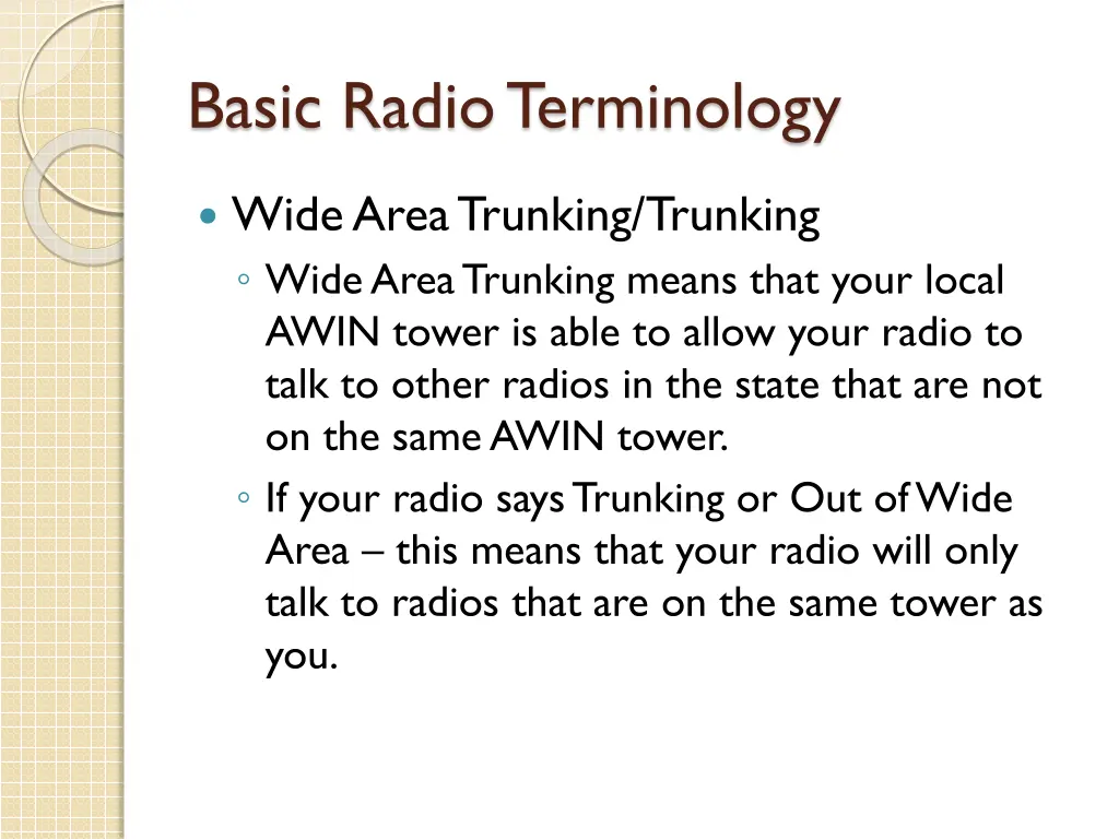 basic radio terminology 10