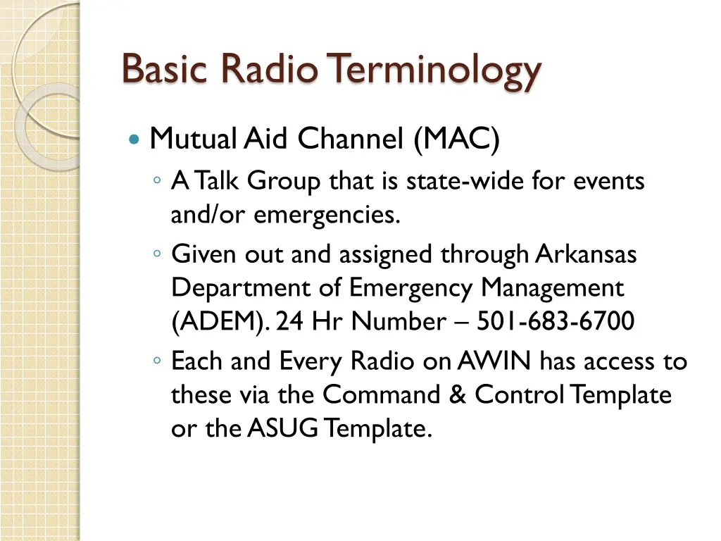 basic radio terminology 7