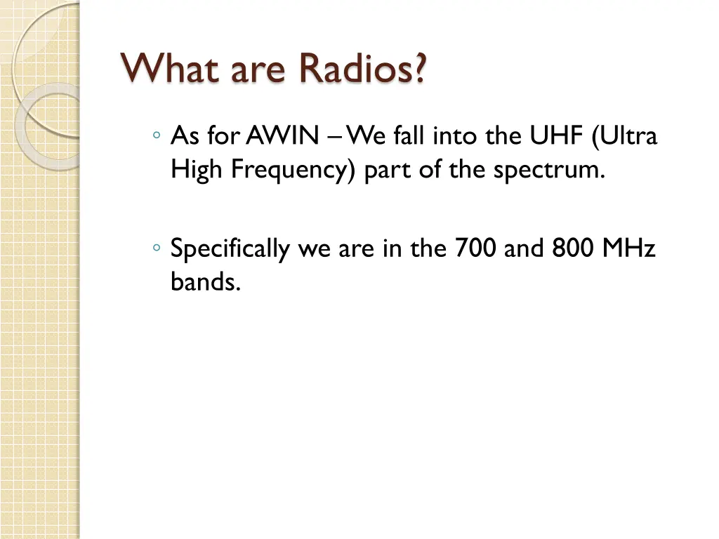 what are radios 2