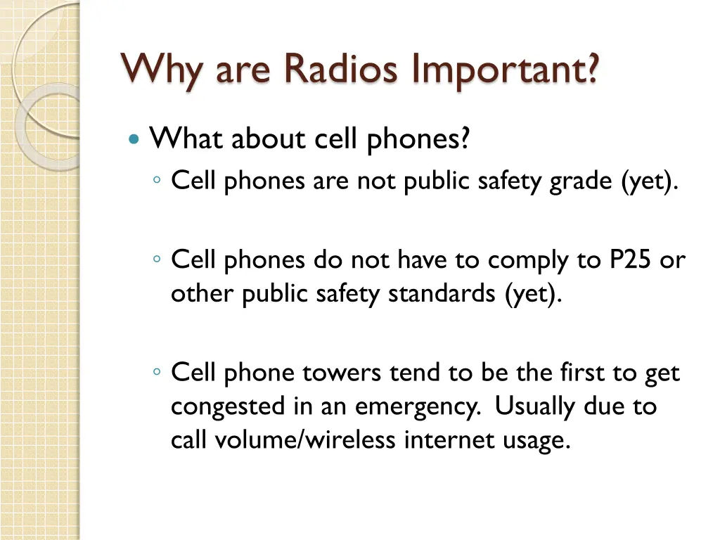 why are radios important 1