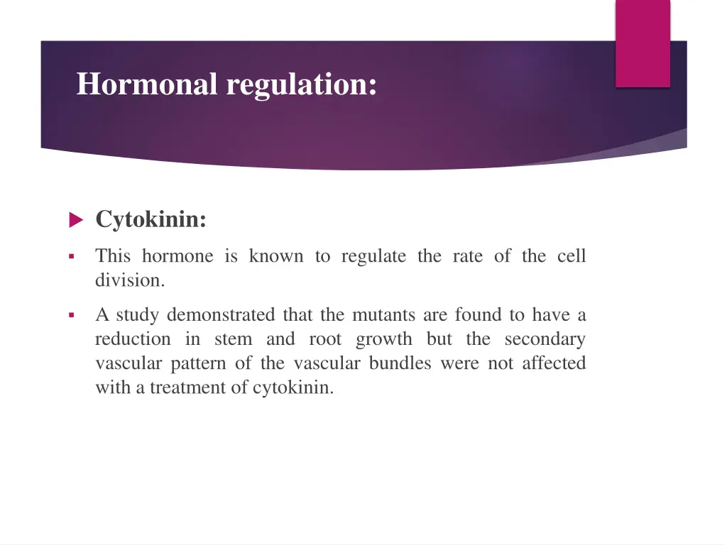 hormonal regulation 3