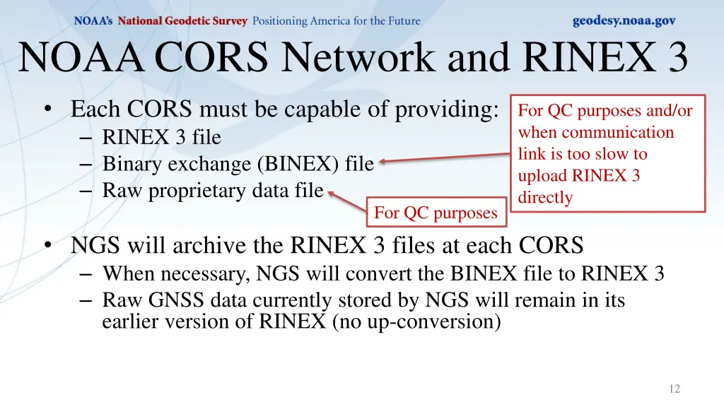 noaa cors network and rinex 3