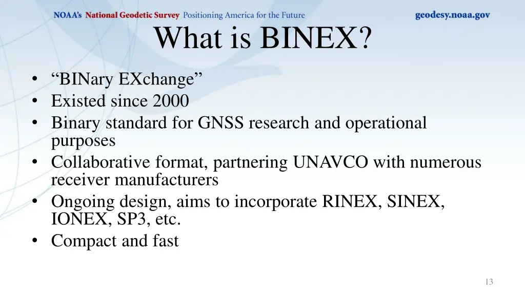 what is binex