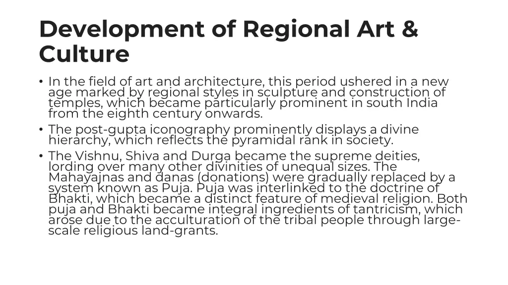 development of regional art culture in the field