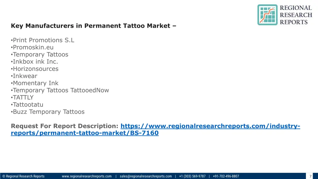 key manufacturers in permanent tattoo market