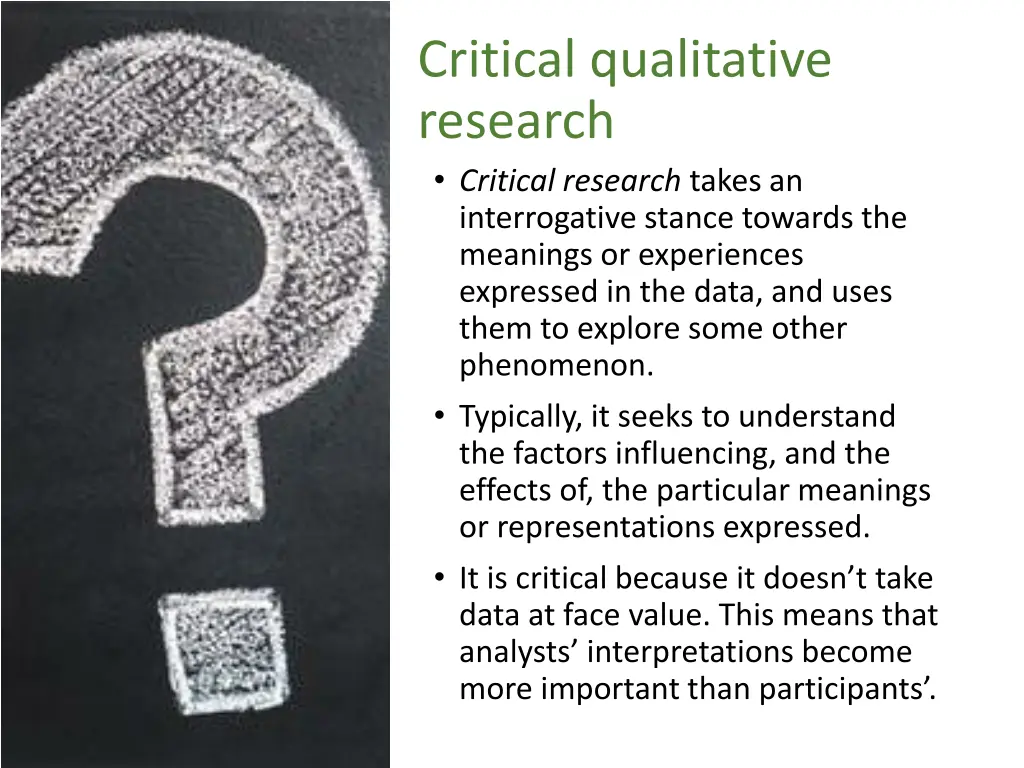 critical qualitative research critical research